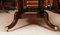 Tavolo da pranzo Regency Revival con 8 sedie, metà XX secolo, set di 9, Immagine 11