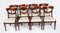 Tavolo da pranzo Regency Revival con 8 sedie, metà XX secolo, set di 9, Immagine 13