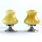 Table Lamps in Cream Opaline & Chrome, Bulgaria, 1960s, Set of 2 8