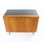 Mid-Century Sideboard in Oak & Black Glass, Czechoslovakia, 1960s 5