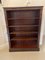 Antique Victorian Open Bookcase in Mahogany, Image 1