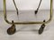 Folding Cart on Wheels in Brass, Image 12