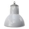 Vintage Dutch Industrial Pendant Light in Gray Enamel from Philips, Image 1