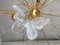 White Butterfly Murano Glass Sputnik Chandelier from Murano Glass 2