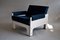 Fauteuil Mid-Century Moderne Bleu et Blanc de T Spectrum 8