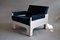 Mid-Century Modern Blue & White Lounge Chair from T Spectrum 8