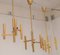 Ceiling Lights, Italy, 1960s, Set of 3 3