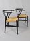 CH24 Wish Bone Chairs by Hans J Wegner for Carl Hansen & Son, 1950s, Set of 2 3