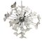 Transparent Butterfly Murano Glass Sputnik Chandelier from Murano Glass, Image 1