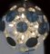 Water-Lily Brass Sputnik Chandelier from Murano Glass 2