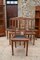 Art Nouveau Leather & Carved Oak Chairs by Gauthier-Poinsignon, Set of 6 5
