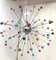 Huge Multicolour “Star” Murano Glass Sputnik Chandelier from Murano Glass 5