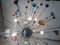 Lámpara de araña Sputnik en forma de estrella de cristal de Murano, Imagen 4