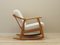 Sedia a dondolo in quercia di H. Brockmann Petersen per Randers Furniture Factory, Danimarca, anni '60, Immagine 4