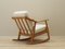 Sedia a dondolo in quercia di H. Brockmann Petersen per Randers Furniture Factory, Danimarca, anni '60, Immagine 7