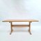 Brutalist Brown Solid Pine Dining Table or Work Desk, 1970s, Image 9