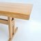 Brutalist Brown Solid Pine Dining Table or Work Desk, 1970s, Image 7