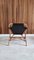Mid-Century Sessel aus schwarzem Leder & Bambus, 1970er 5