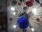 Multicolor Coni Murano Glass Sputnik Oval Chandelier from Murano Glass 2