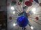 Multicolor Coni Murano Glass Sputnik Oval Chandelier from Murano Glass, Image 2