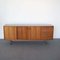 Sideboard in Walnut Wood with Metal Feet in the Style of George Nelson, 1960s 1