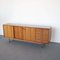 Sideboard in Walnut Wood with Metal Feet in the Style of George Nelson, 1960s 3