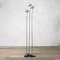 Model 1073 Floor Lamps in Anodized Aluminum and Metal by Gino Sarfatti for Arteluce, 1950s, Set of 3 1