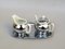 Coffee Making Set in Chrome-Plated Metal & Porcelain, 1950s, Set of 4, Image 23