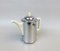 Coffee Making Set in Chrome-Plated Metal & Porcelain, 1950s, Set of 4 7