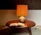 Lampada da tavolo in ceramica con portalampada illuminato di Hustadt Leuchten, Germania, anni '60, Immagine 4