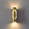 Mid-Century Modern Space Age Brass Sconce from Marca SL, 1970s, Image 9