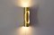 Mid-Century Modern Space Age Brass Sconce from Marca SL, 1970s 6