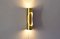Mid-Century Modern Space Age Brass Sconce from Marca SL, 1970s, Image 6