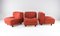 9000 Modular Lounge Chairs or Sofa by Tito Agnoli for Arflex, Italy, 1970s, Set of 3 4