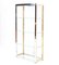 Italienisches Hollywood Regency Etagere aus Chrom & Messing von Renato Zevi, 1970er 5