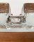Vintage Block Glass Double Tea Warmer Candle Holder, Image 22
