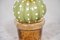Green & Orange Murano Art Glass Cactus Plant, 1990, Image 5