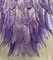 Mid-Century Kronleuchter aus violettem Muranoglas, 1980 4