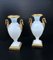 Vases in Opaline and Bronze, Early 19th Century, Set of 2 2