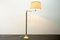 Vintage German Bamboo Floor Lamp With Golden Tulip Foot, 1970s, Image 11