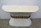 Console Table in White and GWood with Pink Marble Top 2