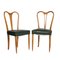 Chaises Mid-Century en Cuir par Ico Parisi pour Fratelli Rizzi, Set de 2 3