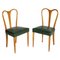 Mid-Century Leather Chairs by Ico Parisi for Fratelli Rizzi, Set of 2 2