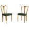 Mid-Century Leather Chairs by Ico Parisi for Fratelli Rizzi, Set of 2 1