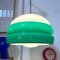 Italian White and Green Chandelier by Harvey Guzzini, 1970s, Image 3