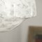 Lampada a sospensione grande in vetro di Murano soffiato, acciaio e metallo cromato, anni '70, Immagine 6