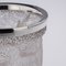19th Century Victorian Solid Silver & Cracked Glass Ice Bucket, 1890s 12
