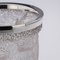 19th Century Victorian Solid Silver & Cracked Glass Ice Bucket, 1890s 13