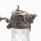 Russischer Krug aus massivem Silber & geschliffenem Glas von Karl Linke, 1900er 4