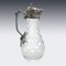 20th Century Russian Solid Silver & Cut Glass Claret Jug by Karl Linke, 1900s, Image 2